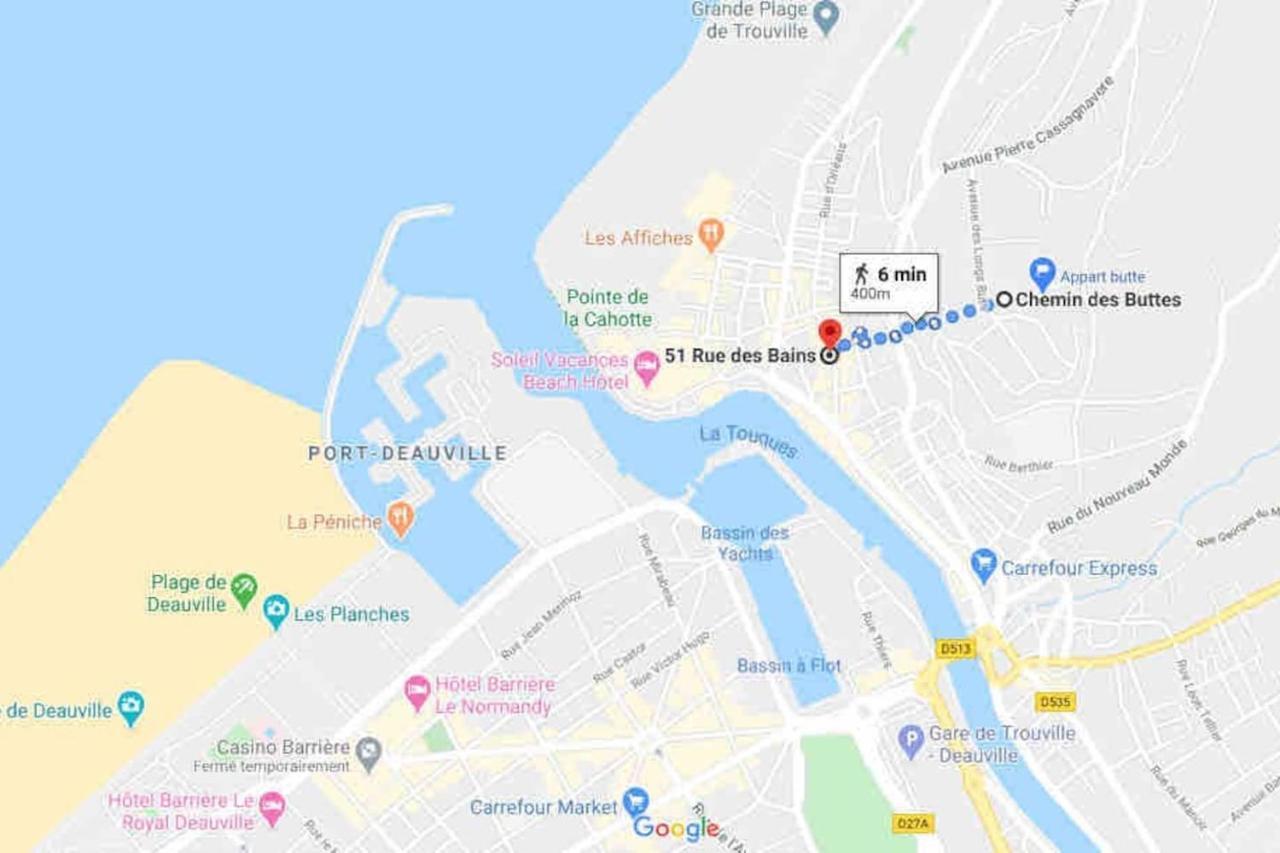 Appartement Avec Terrasse Vue Mer Trouville Sur Mer 外观 照片